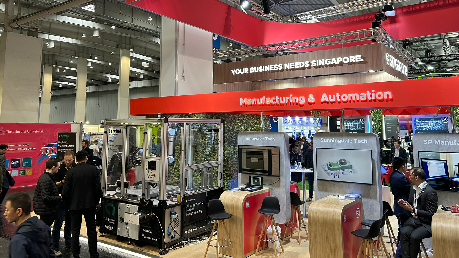 The Singapore Pavilion at Hannover Messe